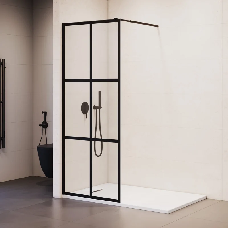 Душевая перегородка RGW Walk In 411011108-84 80x195 стекло с рисунком 8 мм