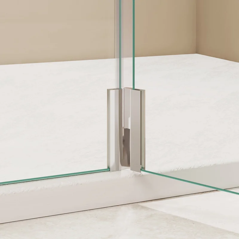 Душевой уголок RGW WA-050 (WA-002 + Z-070) Walk In 351005083-11, 120 x 80 см, распашная створка, стекло прозрачное, профиль хром