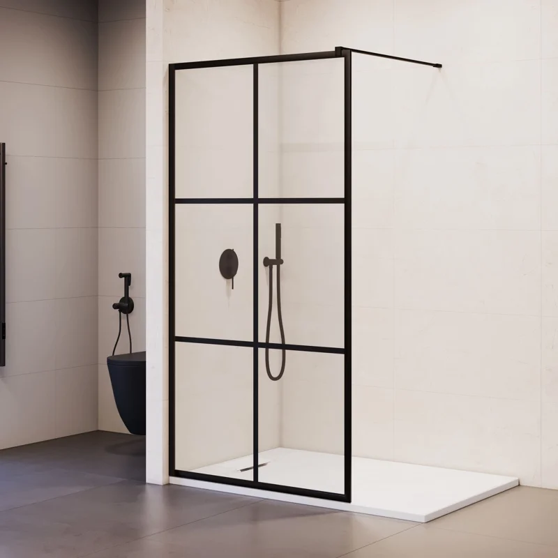 Душевая перегородка RGW Walk In 32101111-84 110x200 стекло с рисунком 8 мм