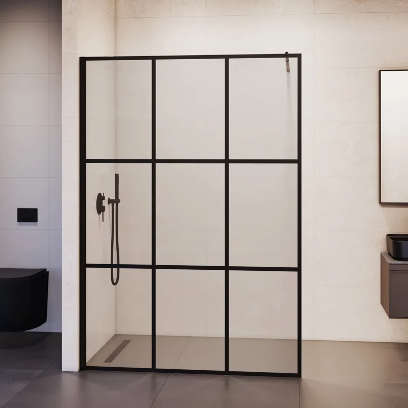 Душевая перегородка RGW Walk In 411011110-84 100x195 стекло с рисунком 8 мм