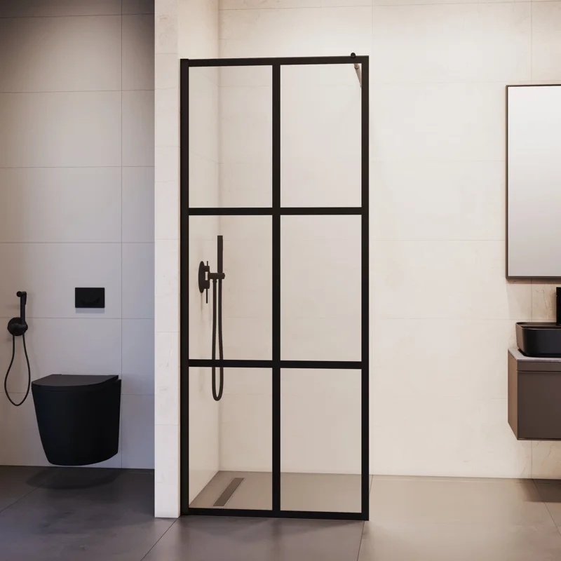 Душевая перегородка RGW Walk In 411011109-84 90x195 стекло с рисунком 8 мм