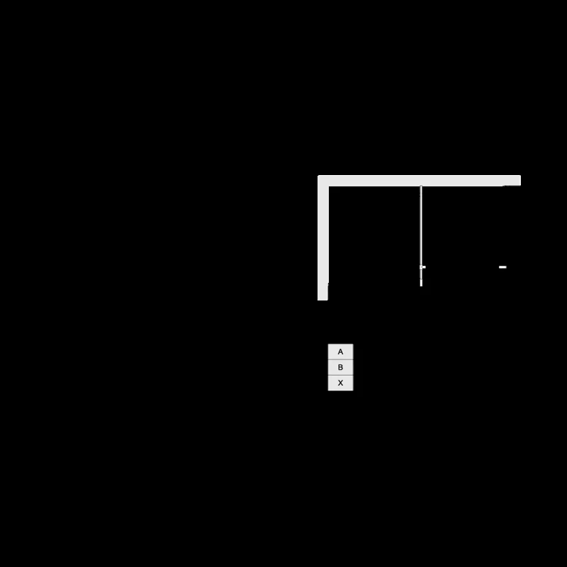 Душевой уголок RGW Walk In WA-020 (WA-010 (2 шт.) + S-1220), 80 х 70 см, стекло прозрачное, профиль хром, 02122087-14