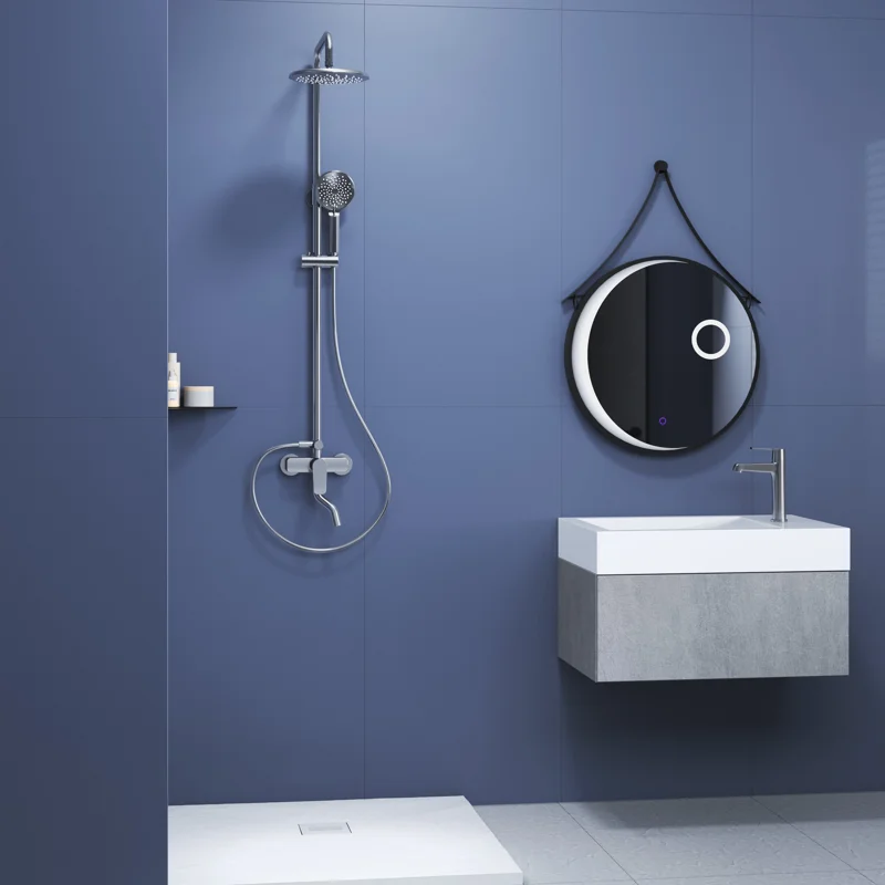 Душевая стойка RGW Shower Panels 59140125-01 настенная цвет хром