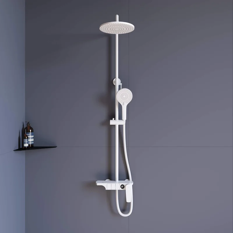 Душевая стойка RGW Shower Panels 51140133-03 настенная цвет белый