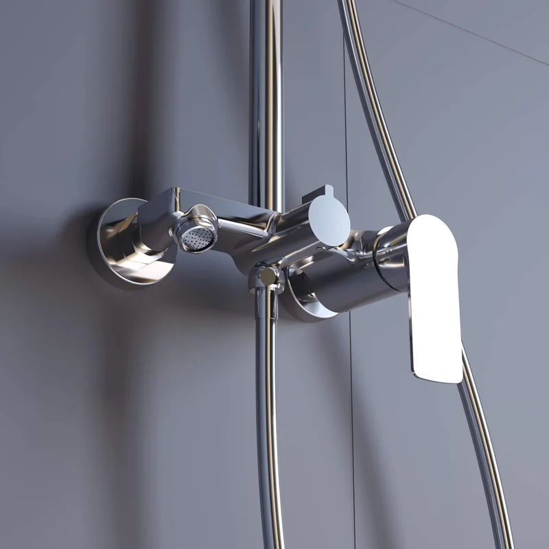 Душевая стойка RGW Shower Panels 59140126-01 настенная цвет хром