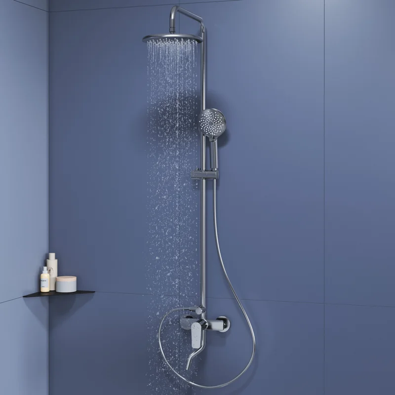Душевая стойка RGW Shower Panels 59140125-01 настенная цвет хром
