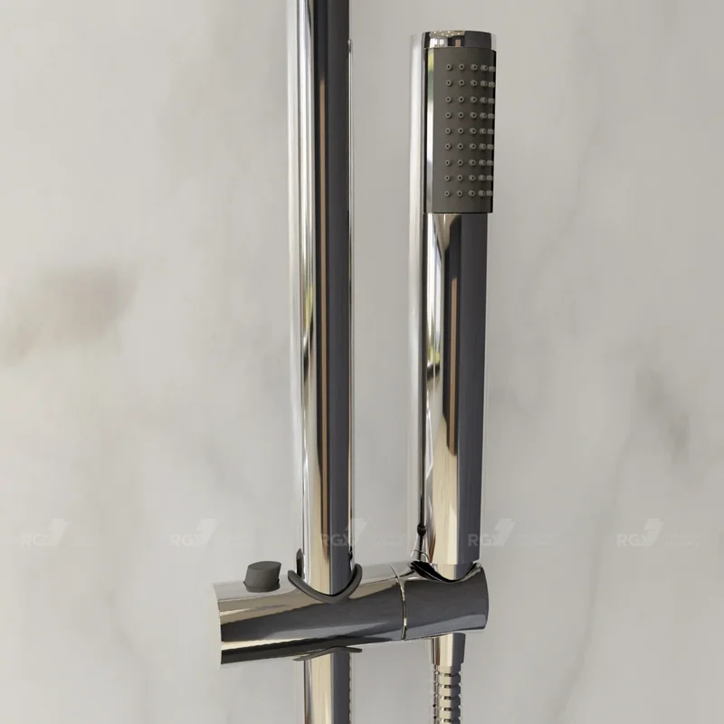 Душевая стойка RGW Shower Panels 21140121-01 настенная цвет хром