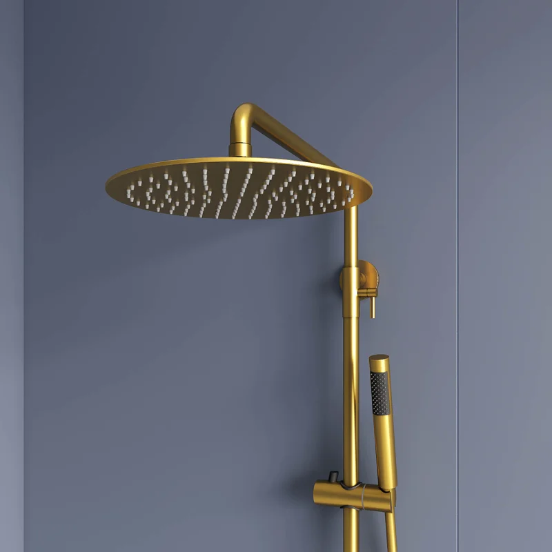 Душевая стойка RGW Shower Panels 51140133-06 настенная цвет золото