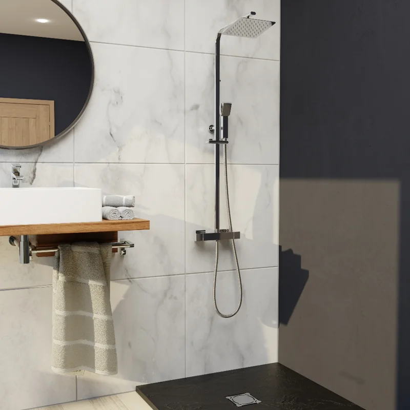 Термостатическая душевая система RGW Shower Panels SP-22, 21140122-01, хром