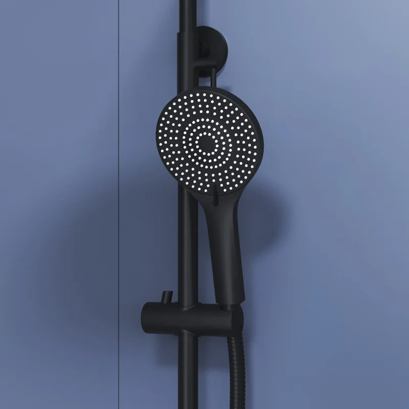 Душевая стойка RGW Shower Panels 51140131-04 настенная цвет черный