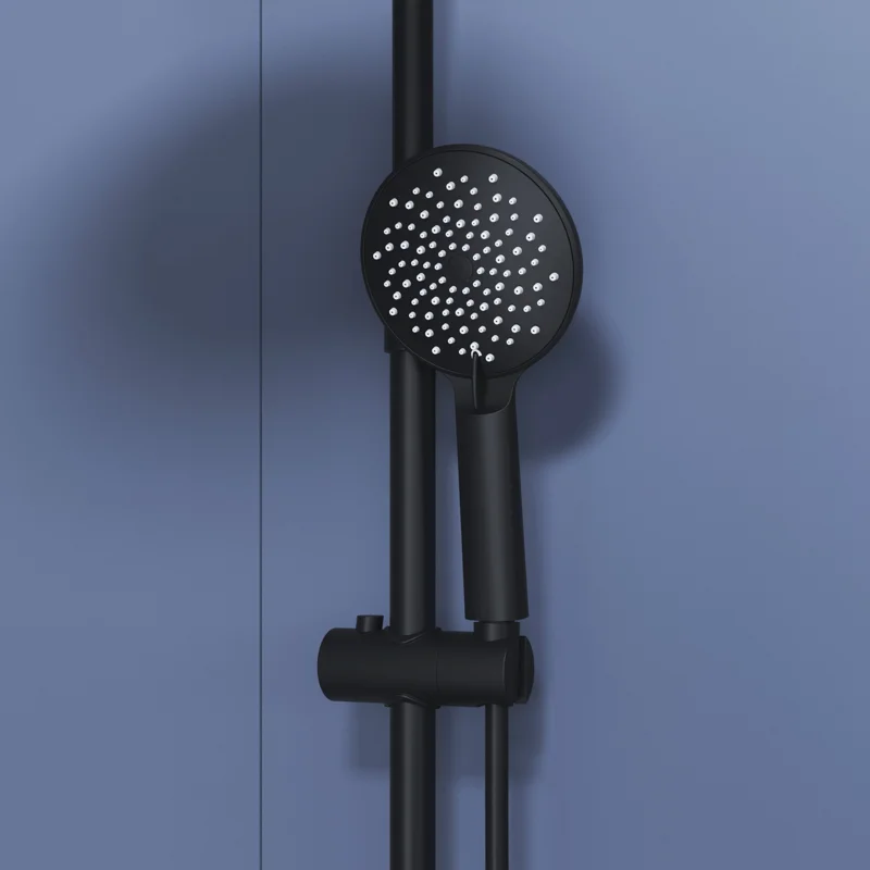 Душевая стойка RGW Shower Panels 59140125-04 настенная цвет черный