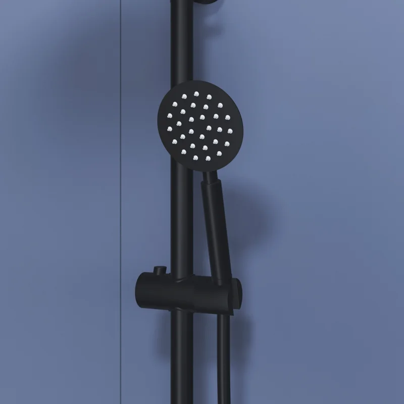 Душевая стойка RGW Shower Panels 59140124-04 настенная цвет черный