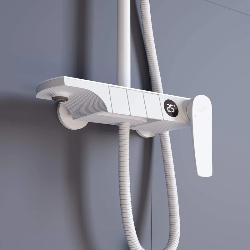 Душевая стойка RGW Shower Panels 51140133-03 настенная цвет белый