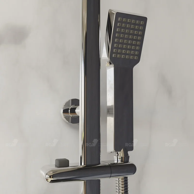 Термостатическая душевая система RGW Shower Panels SP-22, 21140122-01, хром