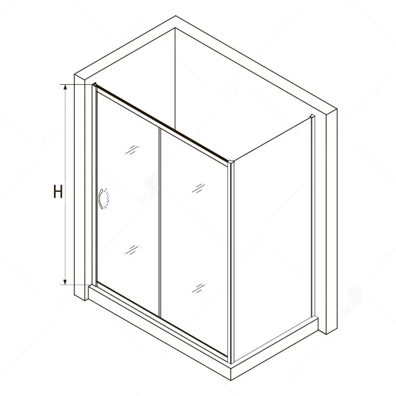 Душевой уголок RGW Passage 35087622-21 120x120 стекло сатин 6 мм