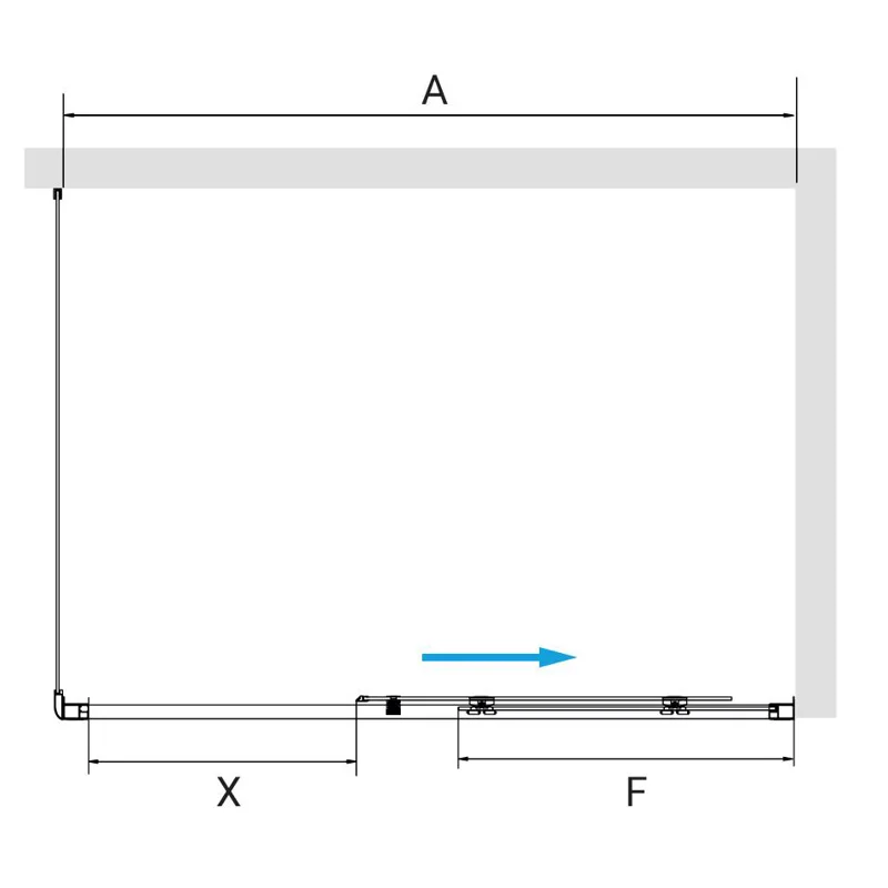 Душевой уголок RGW Passage 350817771-14 170x110 стекло прозрачное 6 мм