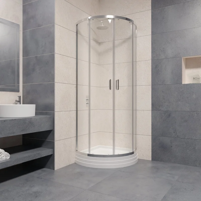 Душевой уголок RGW Passage PA-55 80х80 06085588-11 профиль Хром стекло прозрачное