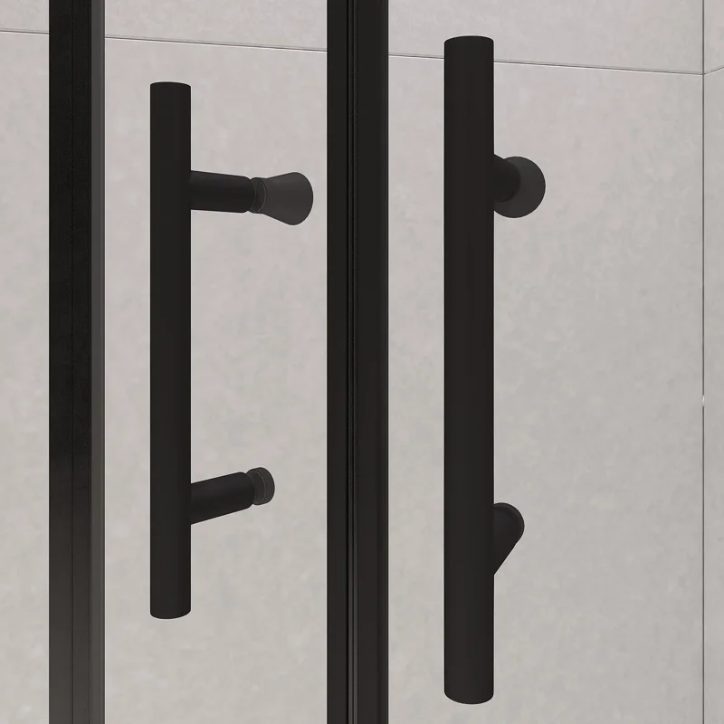 Душевой уголок RGW Passage PA-51B 100x100 02085100-14 профиль Черный стекло прозрачное