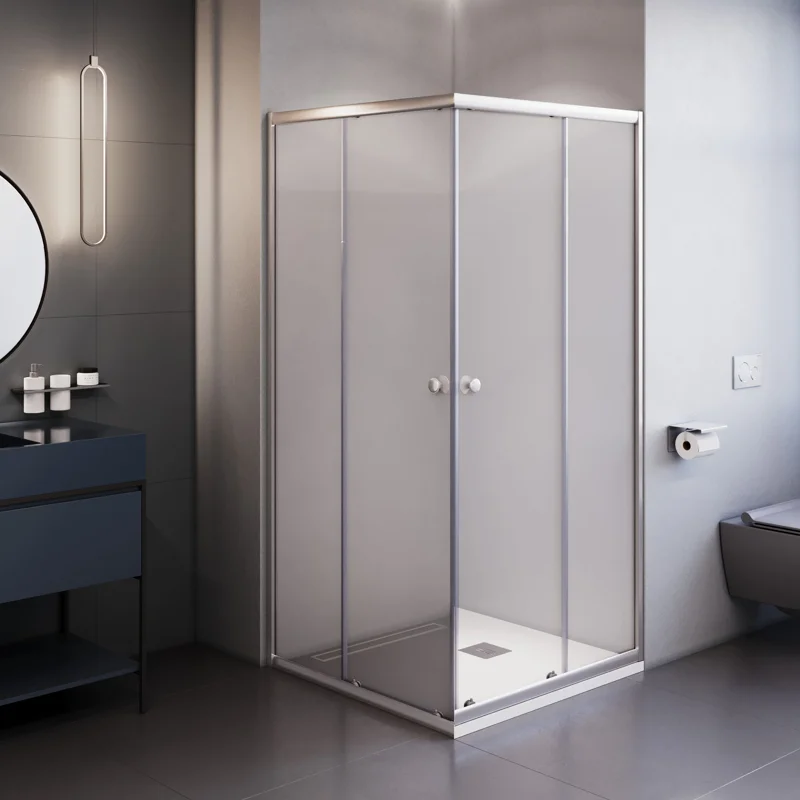 Душевой уголок RGW Dolphin TN-206-J 90x90 28912699-11 профиль Хром стекло прозрачное