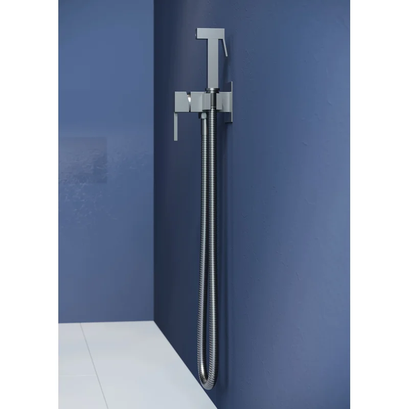 Гигиенический душ со смесителем RGW Shower Panels SP-212Gr 581408212-11 Серый брашированный