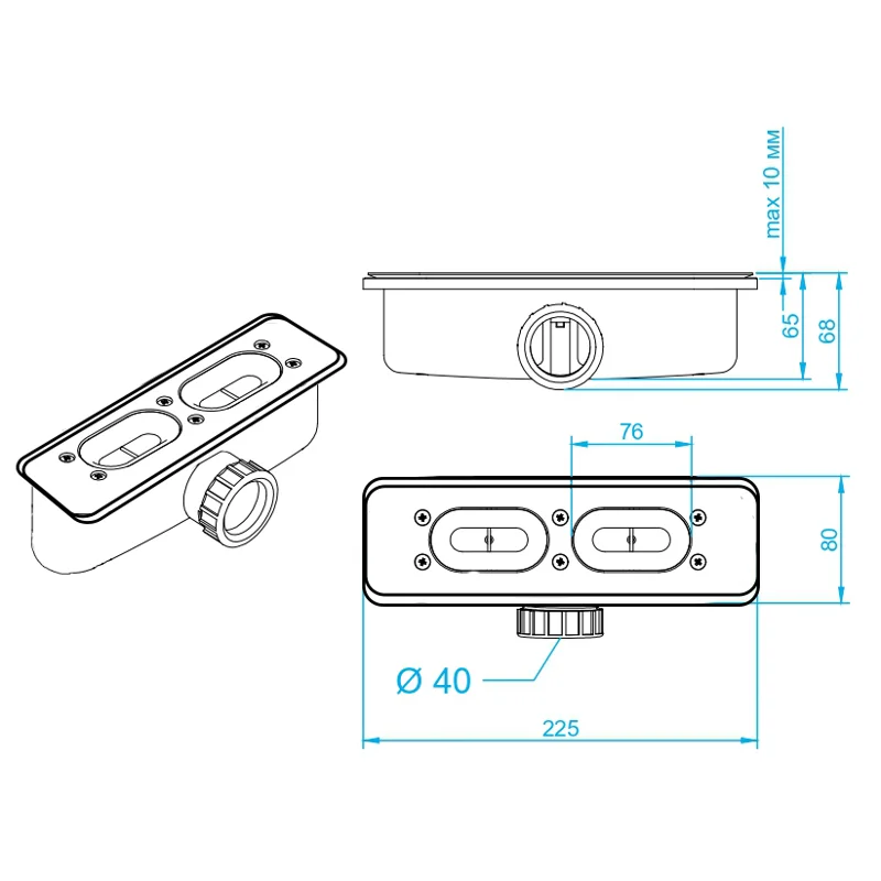 Душевой поддон RGW STL-W, 90 x 90 см, квадратный, из искусственного камня, цвет белый, 16211099-01