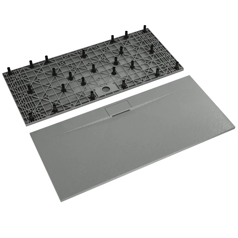 Душевой поддон RGW TKS-209Gr 553802920-12, 90 х 200 см, прямоугольный, стеклопластик, цвет серый