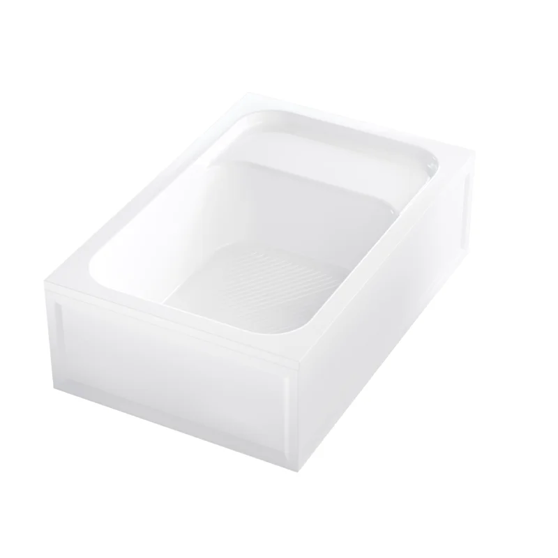 Душевой поддон RGW BC/L 120 х 80 см, с сиденьем, акрил, белый, 16180682-91