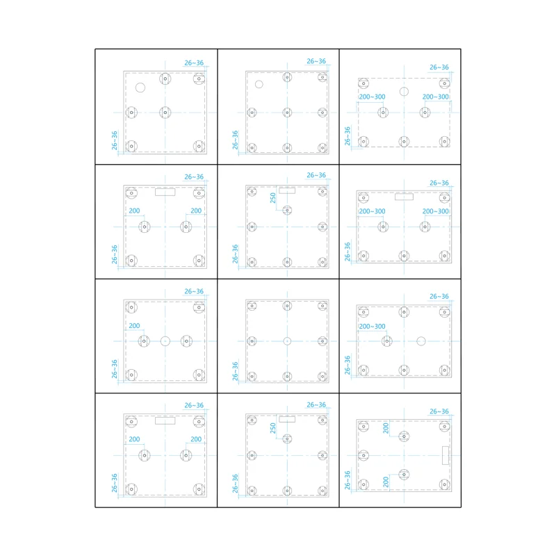 Душевой поддон RGW GWS-01 100 x 100 см, квадратный, из искусственного камня, белый, 03150100-01