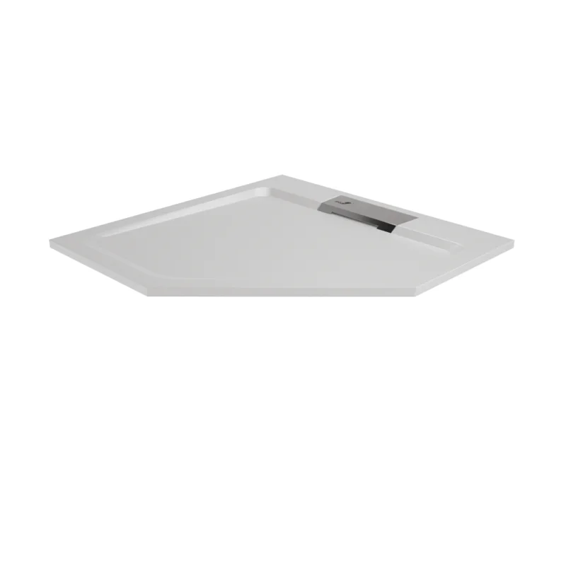 Душевой поддон RGW STA 16330599-01-61W 90 х 90 см, трапеция, из искусственного камня, белый