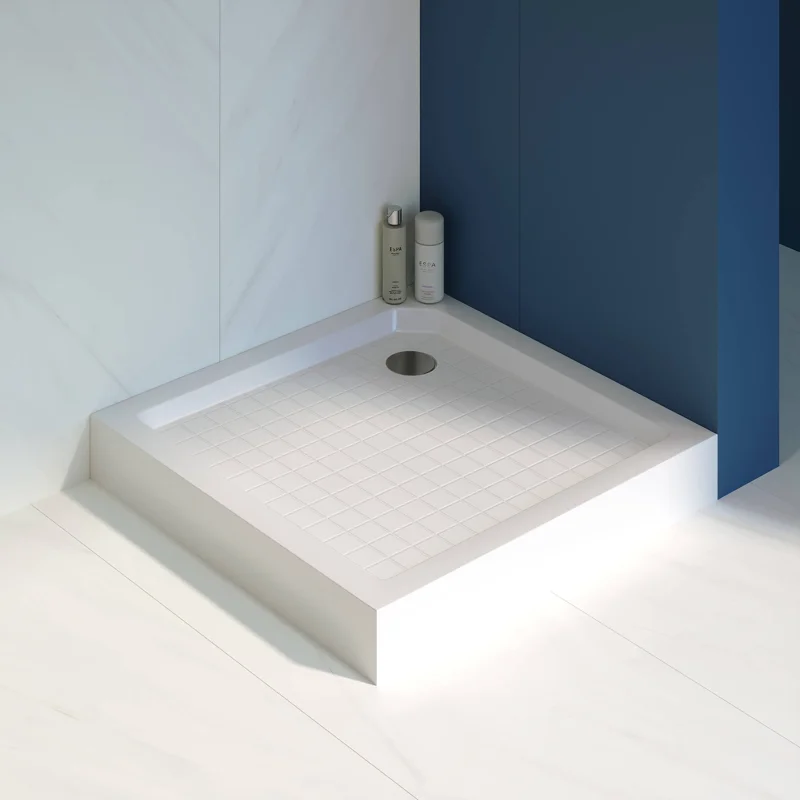 Душевой поддон RGW SMC-W 57350188-01, 80 х 80 см, квадрат, стеклопластик, цвет белый