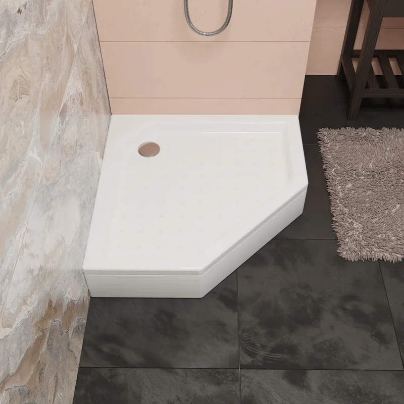 Душевой поддон RGW Style-TR 90 x 90 см трапеция, трапеция, акриловый, белый, 16180599-11