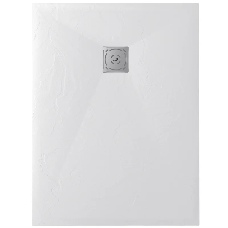 Душевой поддон RGW ST-0128W 80 x 120 см, прямоугольный, из искусственного камня, белый, 16152812-01