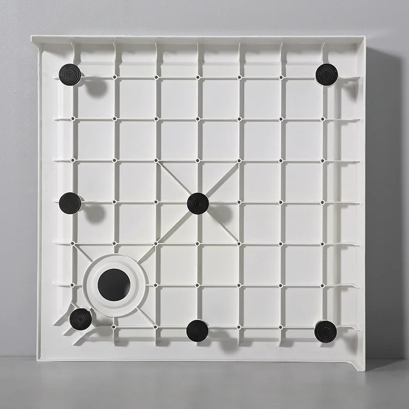 Душевой поддон квадратный RGW SMC-W Белый (Уценка)