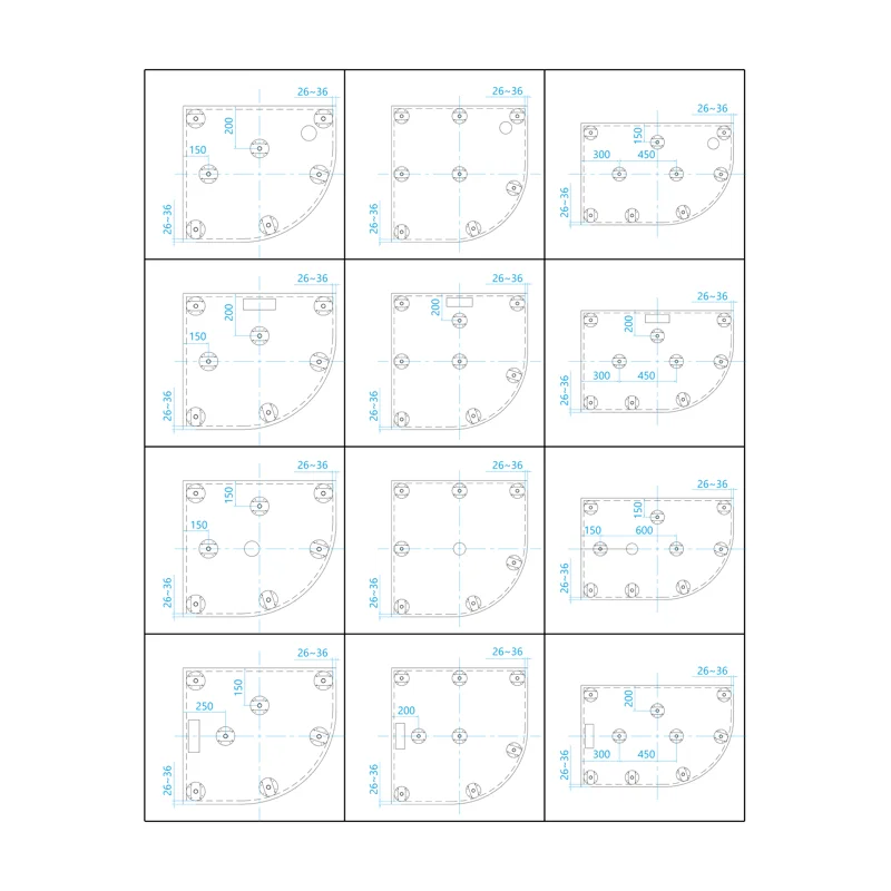 Душевой поддон RGW GWS-41R 90 x 100 см, прямоугольно-асимметричный, правый, белый, 03150490-01R