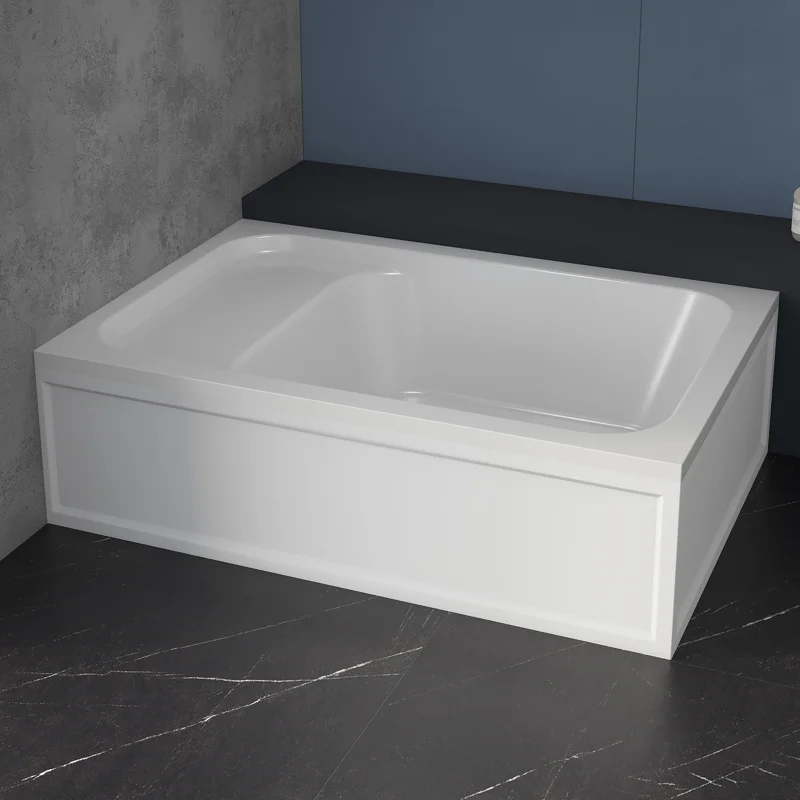 Душевой поддон RGW BC/L 120 х 80 см, с сиденьем, акрил, белый, 16180682-91