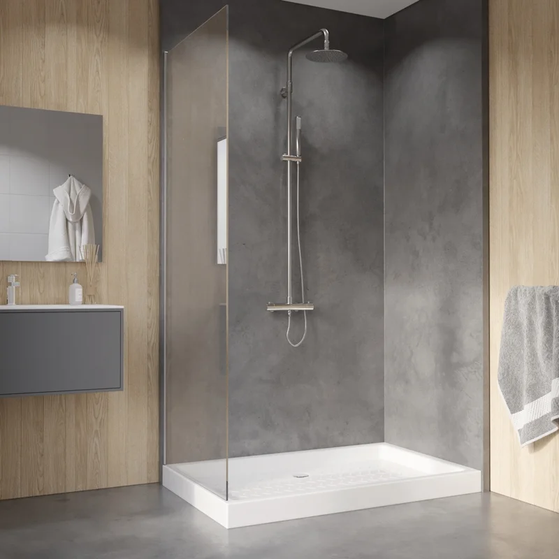 Душевой поддон RGW CR-148 80 x 140 см, прямоугольный, керамический, белый, 19170384-01