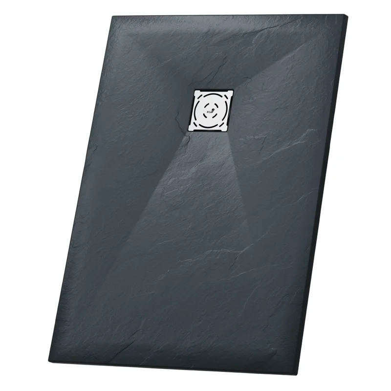 Душевой поддон RGW ST-0168G 80 x 160 см, прямоугольный, из искусственного камня, графит, 16152816-02