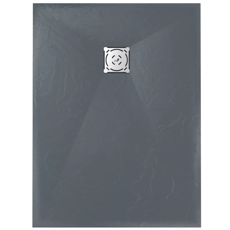 Душевой поддон RGW ST-0128G 80 x 120 см, прямоугольный, из искусственного камня, графит, 16152812-02
