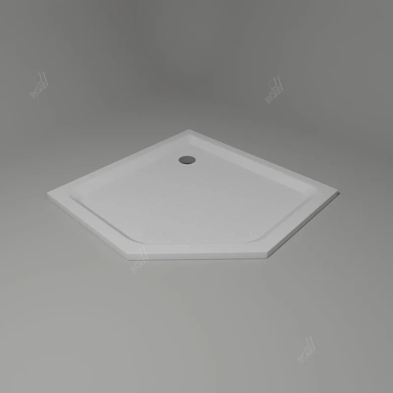 Душевой поддон RGW LUX/TN-TR 100 x 100 см, трапеция, акриловый, белый, 16180500-41