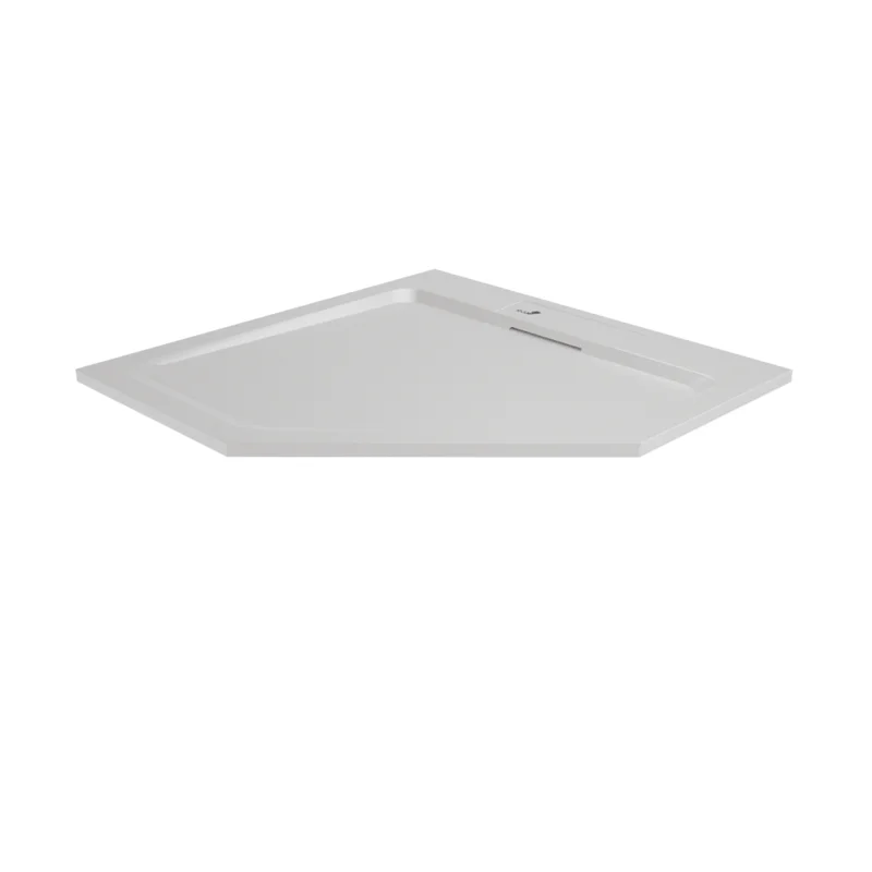 Душевой поддон RGW STA 16330599-01-61W 90 х 90 см, трапеция, из искусственного камня, белый