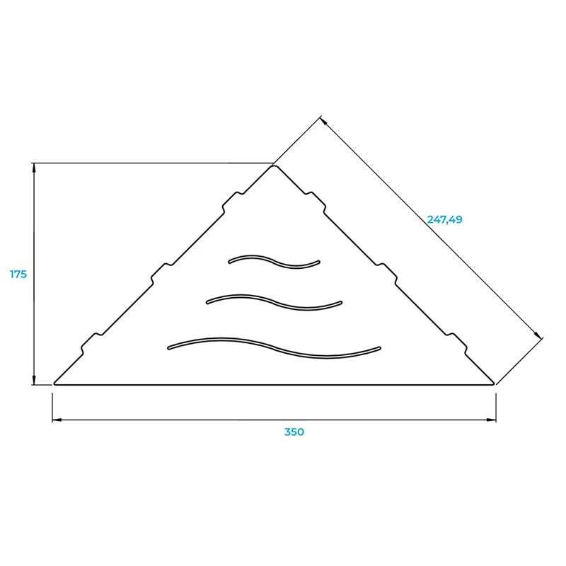 Полка в ванную комнату RGW MT-02B 49279902-04