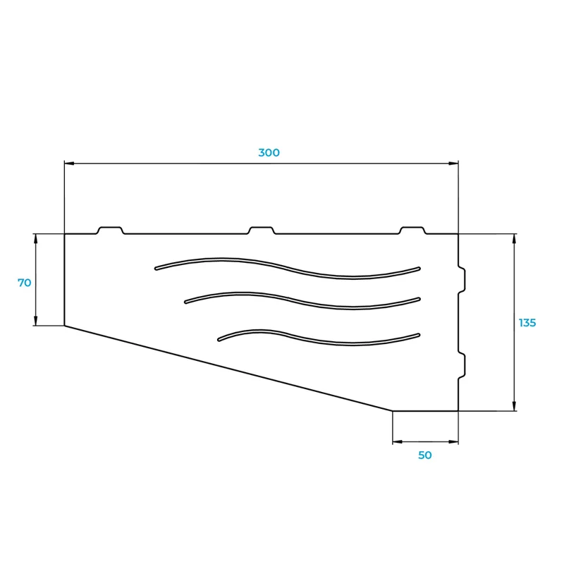 Полка в ванную комнату RGW MT-01W 49279901-01