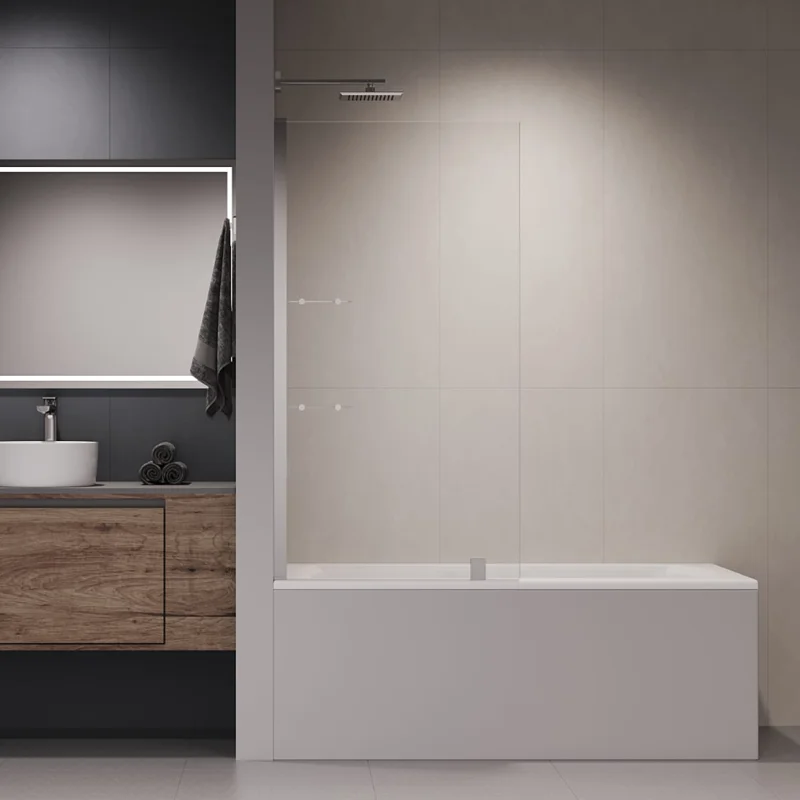 Шторка на ванну RGW Screens SC-54 800x1500 с полками 03115408-11