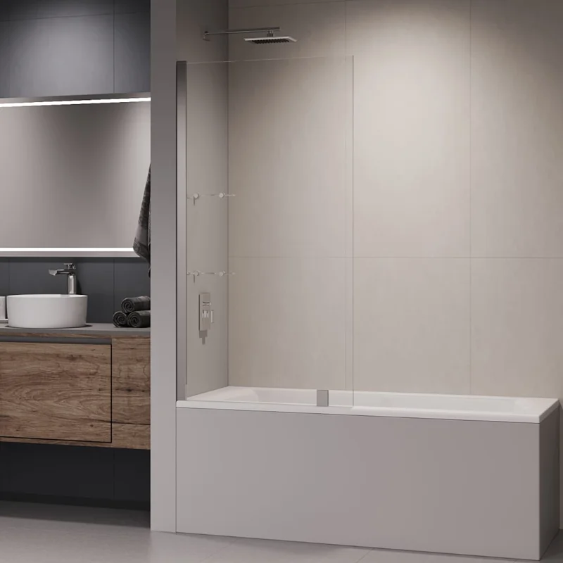 Шторка на ванну RGW Screens SC-54 800x1500 с полками 03115408-11