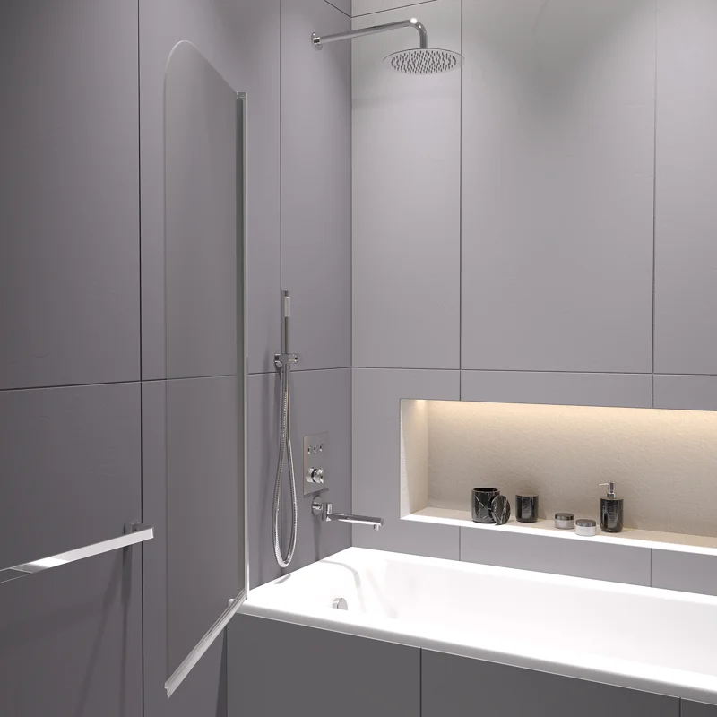 Шторка на ванну RGW Screens SC-109 70х150 411110907-11 профиль Хром стекло прозрачное