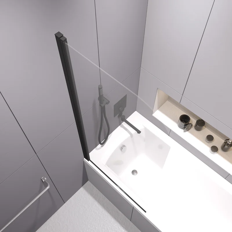 Шторка на ванну RGW Screens SC-109B 70х150 411110907-14 профиль Черный стекло прозрачное