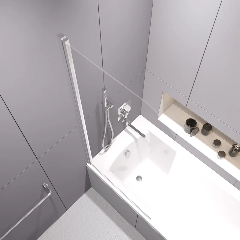 Шторка на ванну RGW Screens SC-109 60х150 411110906-11 профиль Хром стекло прозрачное