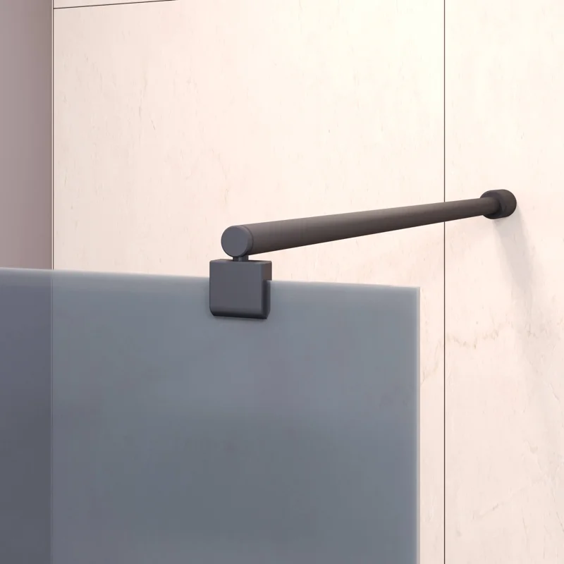 Шторка на ванну RGW Screens SC-050-B 600, 351105006-34, 60 см, стекло тонированное, профиль черный