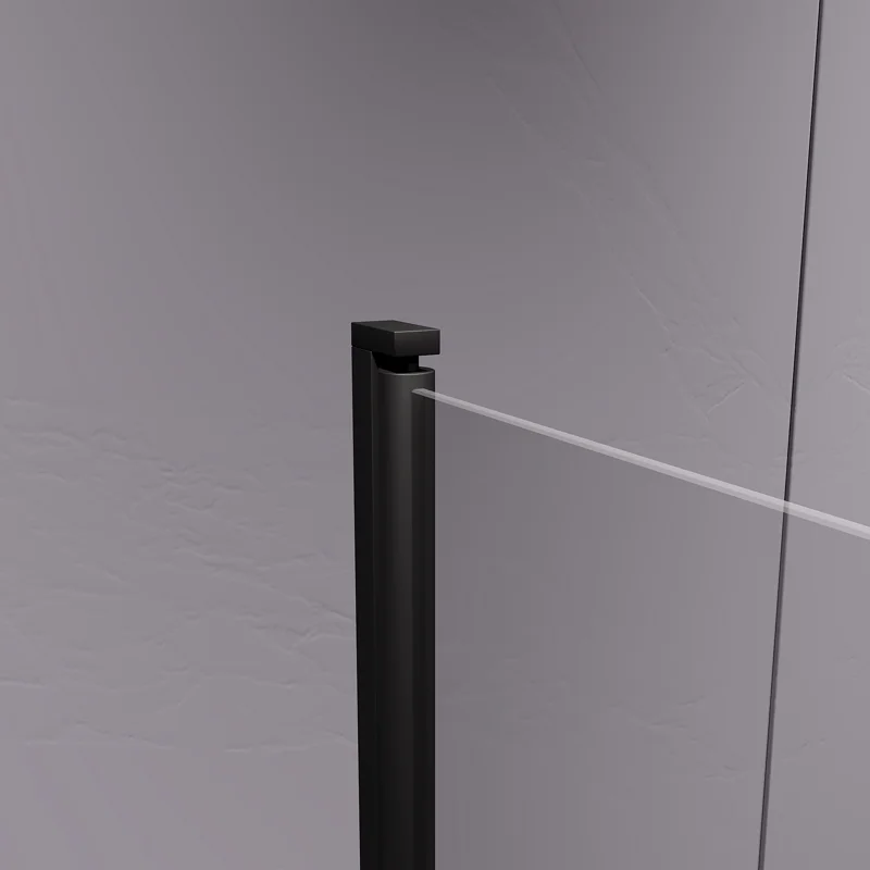 Душевая шторка на ванну RGW Screens 411111408-14 80х140 стекло прозрачное профиль черный