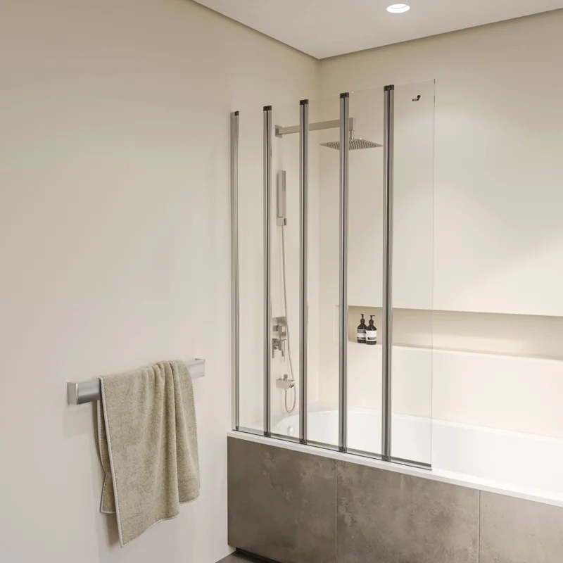 Шторка на ванну RGW SC-21, 03112112-11, 120х150 см стекло прозрачное, хром